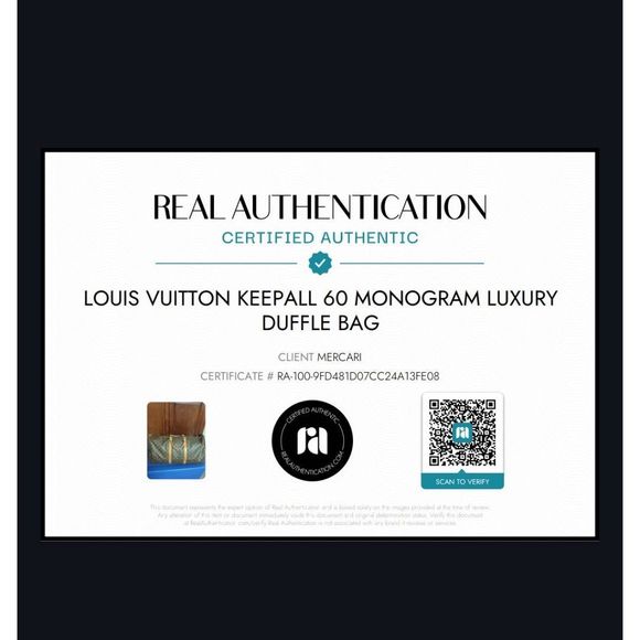 Louis Vuitton Keepall 60 Monogram Luxury Duffle Bag. VI0914 - Picture 13 of 13